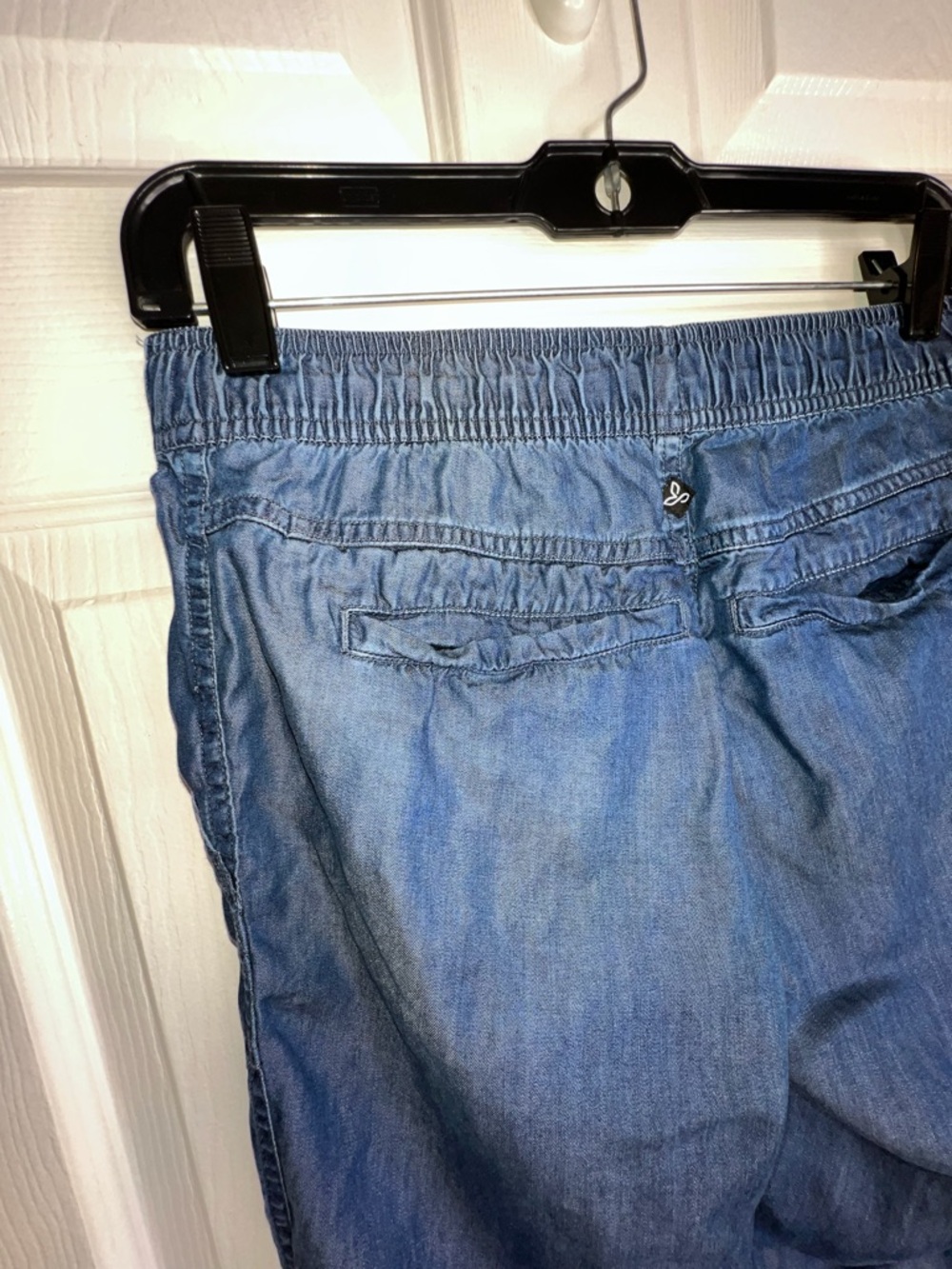 Prana Women’s X Small Aberdeen Crop Joggers Pants XS Blue Lenzing Tencel prAna - Picture 16 of 16
